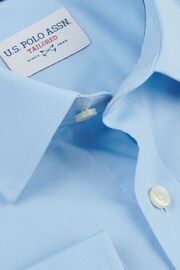 U.S. Polo Assn. Mens Long Sleeve Poplin Shirt - Image 8 of 8