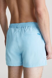 Calvin Klein Blue Plain Swim Shorts - Image 2 of 4