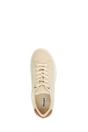 Dune London Cream Exaggerate Bumper Flatform Lace-up Trainers - Image 6 of 6