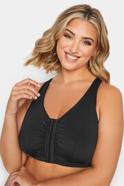 Yours Curve Black Front Fastening Bra - Image 3 of 4