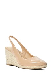 Dune London Pink Cadance Slingback Wedge Espadrilles - Image 4 of 7