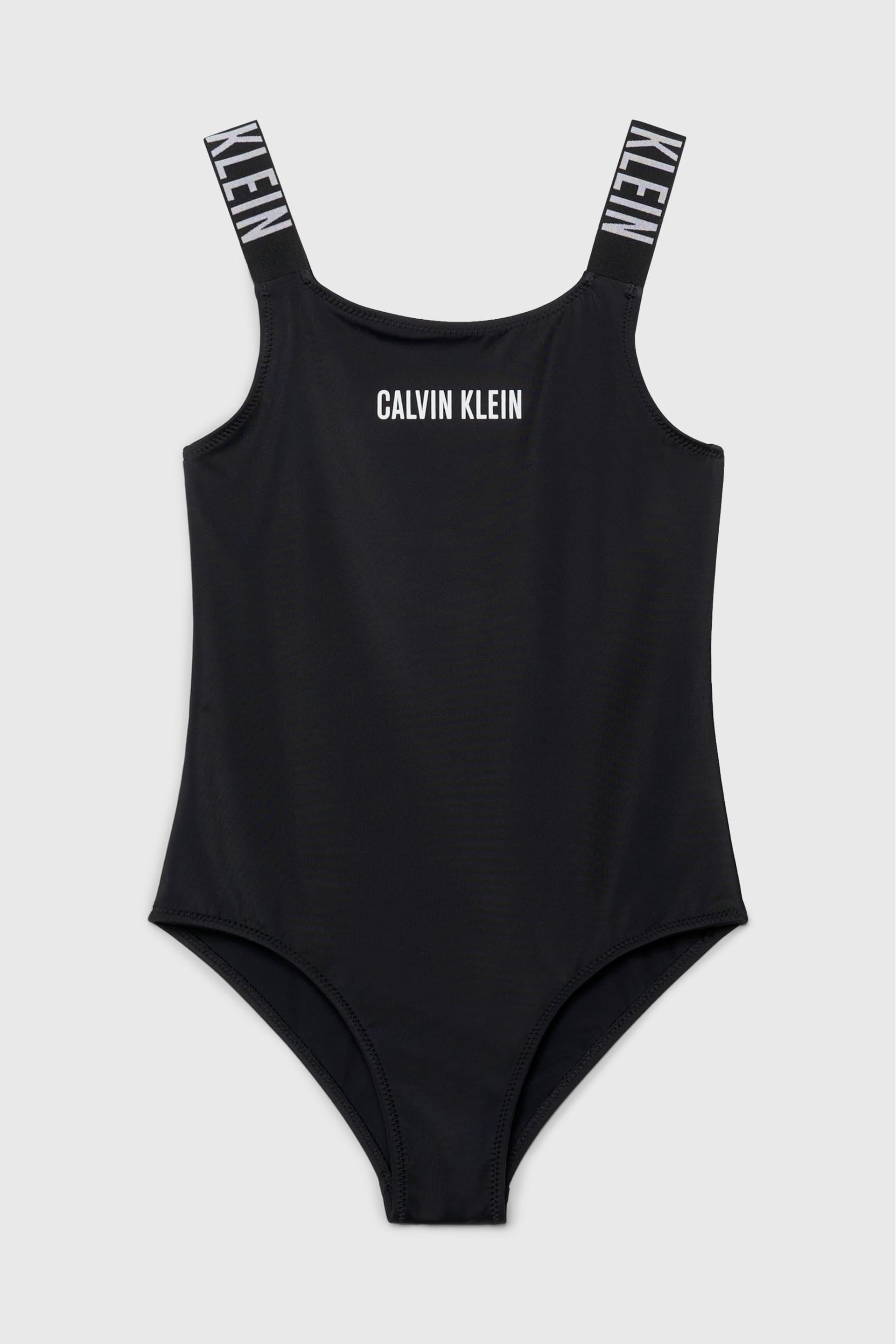 Calvin Klein Black Logo Sport Swimsuit - Image 1 of 2