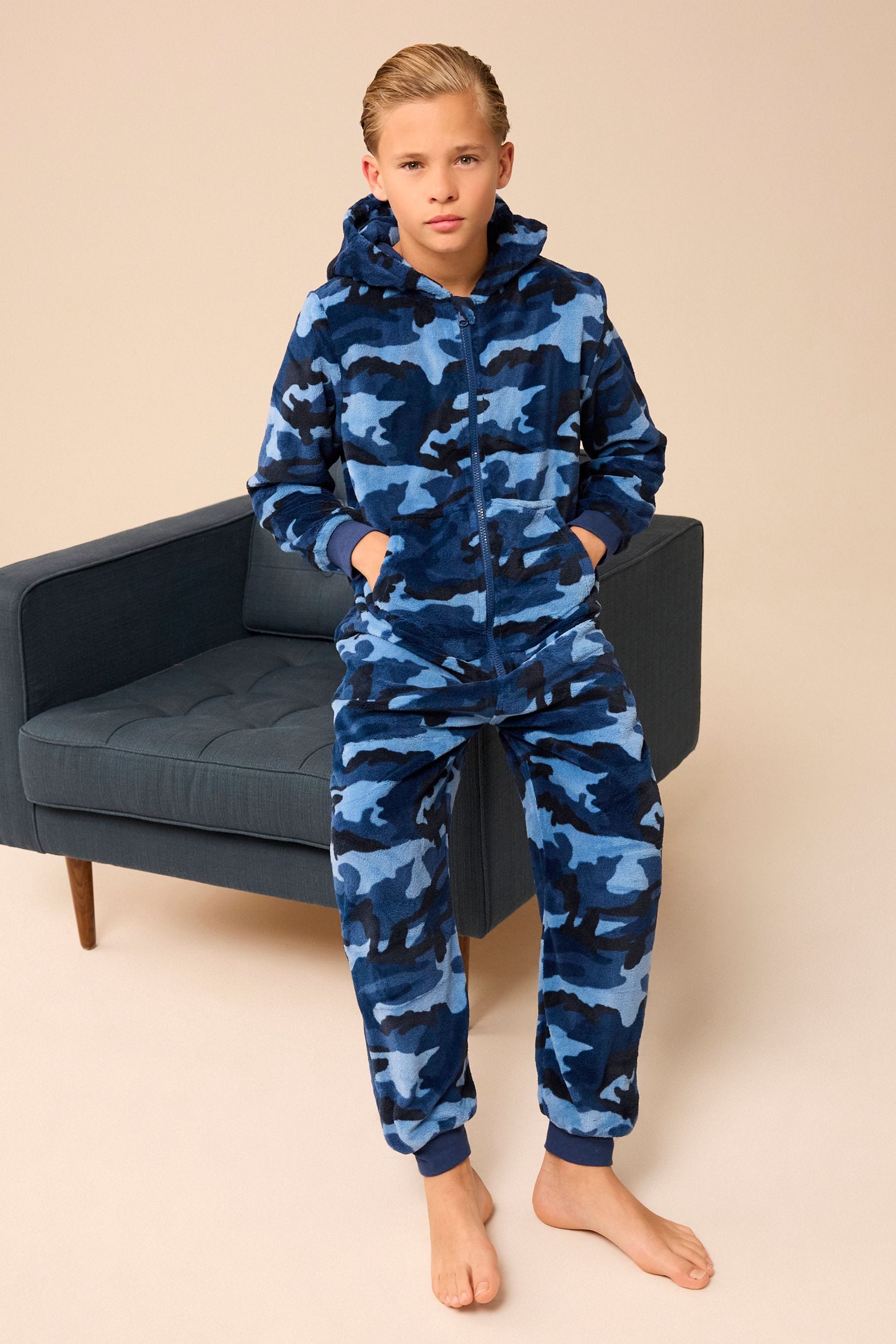 Boys camouflage onesie hotsell