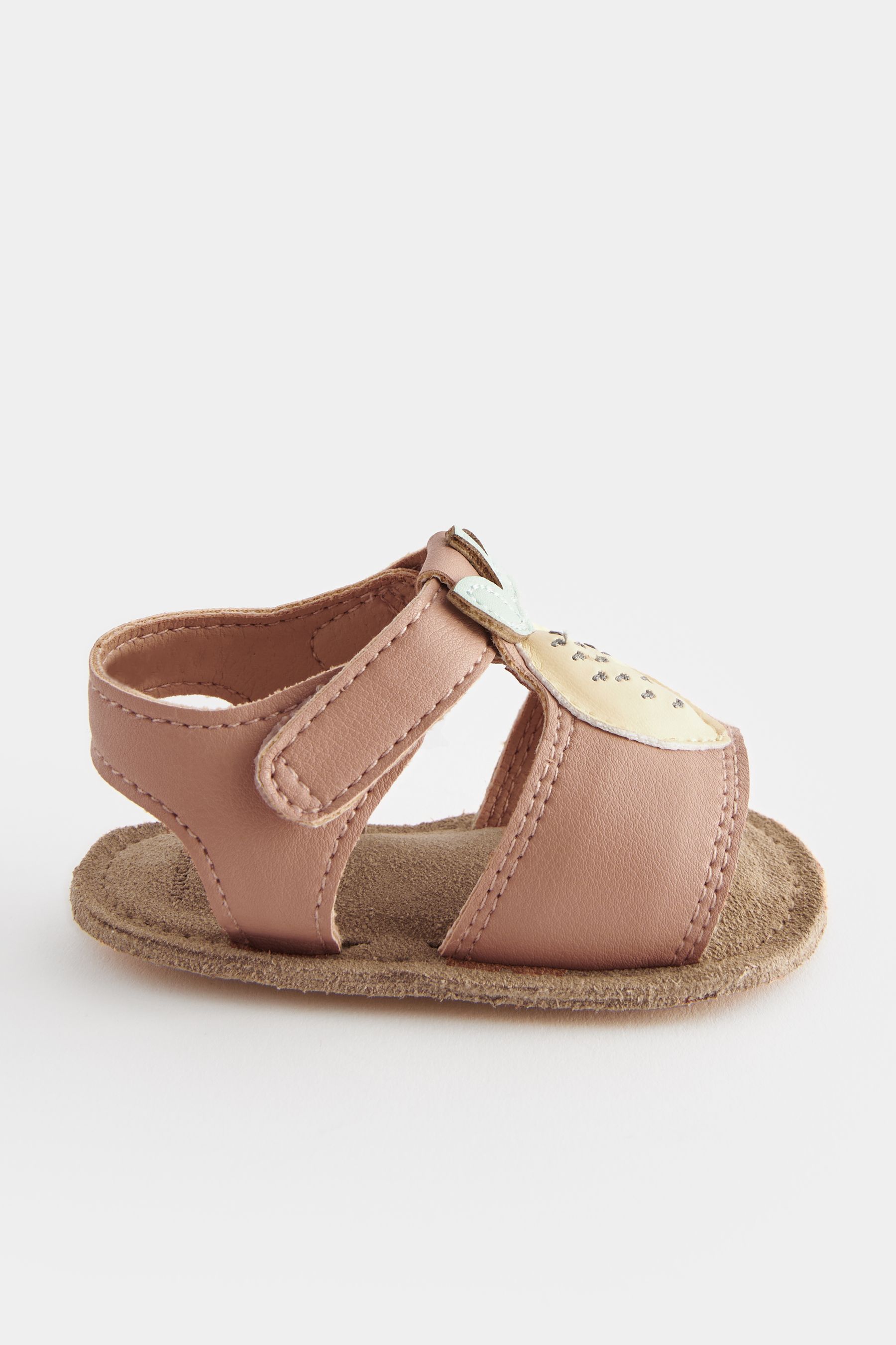 Tan Lemon Character Baby Sandals 0 24mths