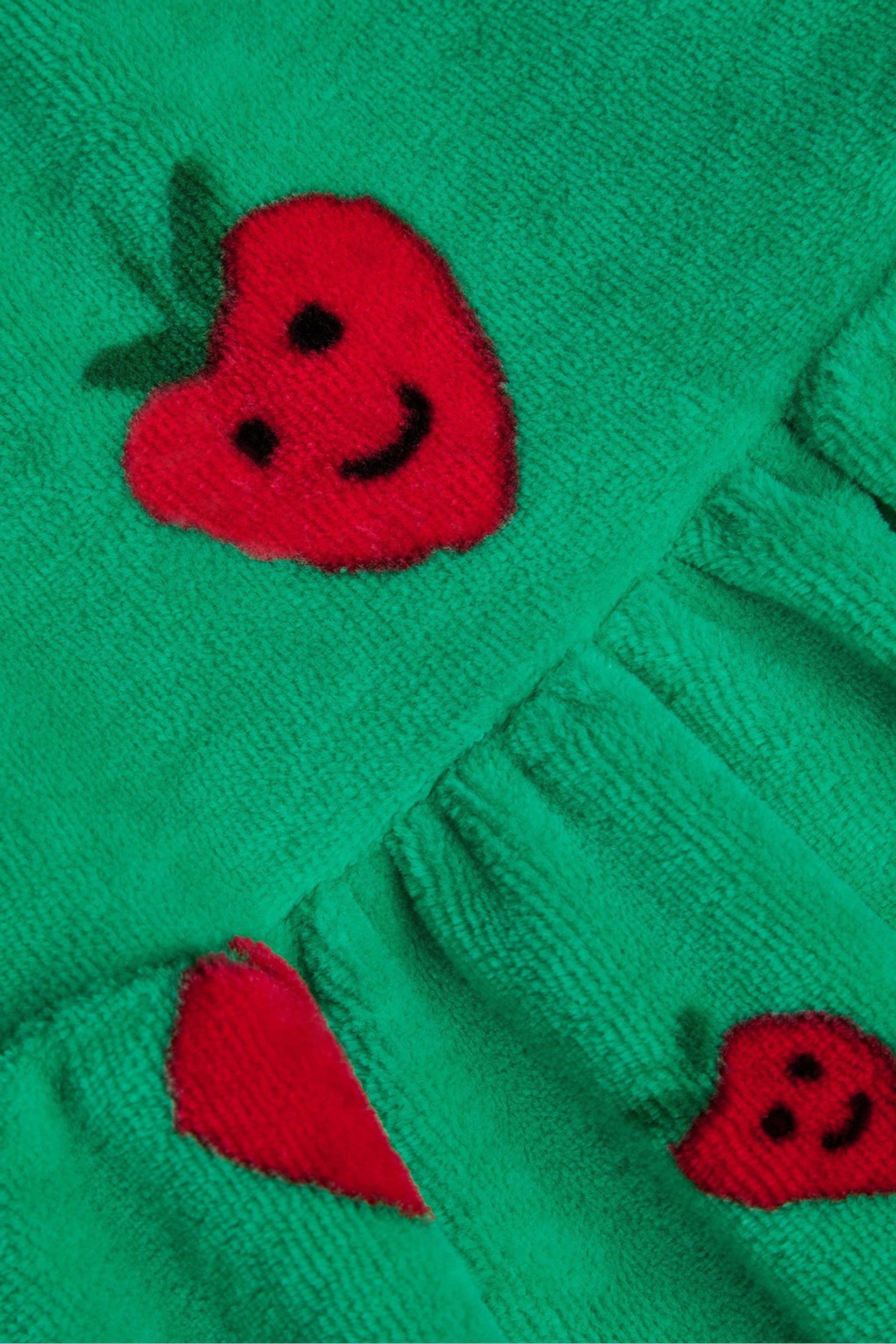 Monsoon Green Strawberry Velour Skirt - Image 3 of 3