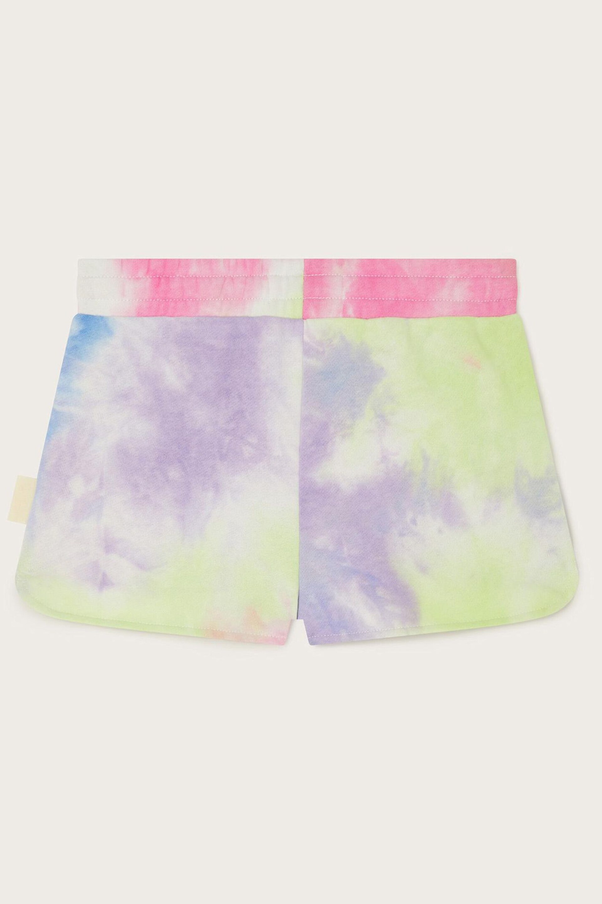 Monsoon Pink Tie Dye Shorts - Image 3 of 3