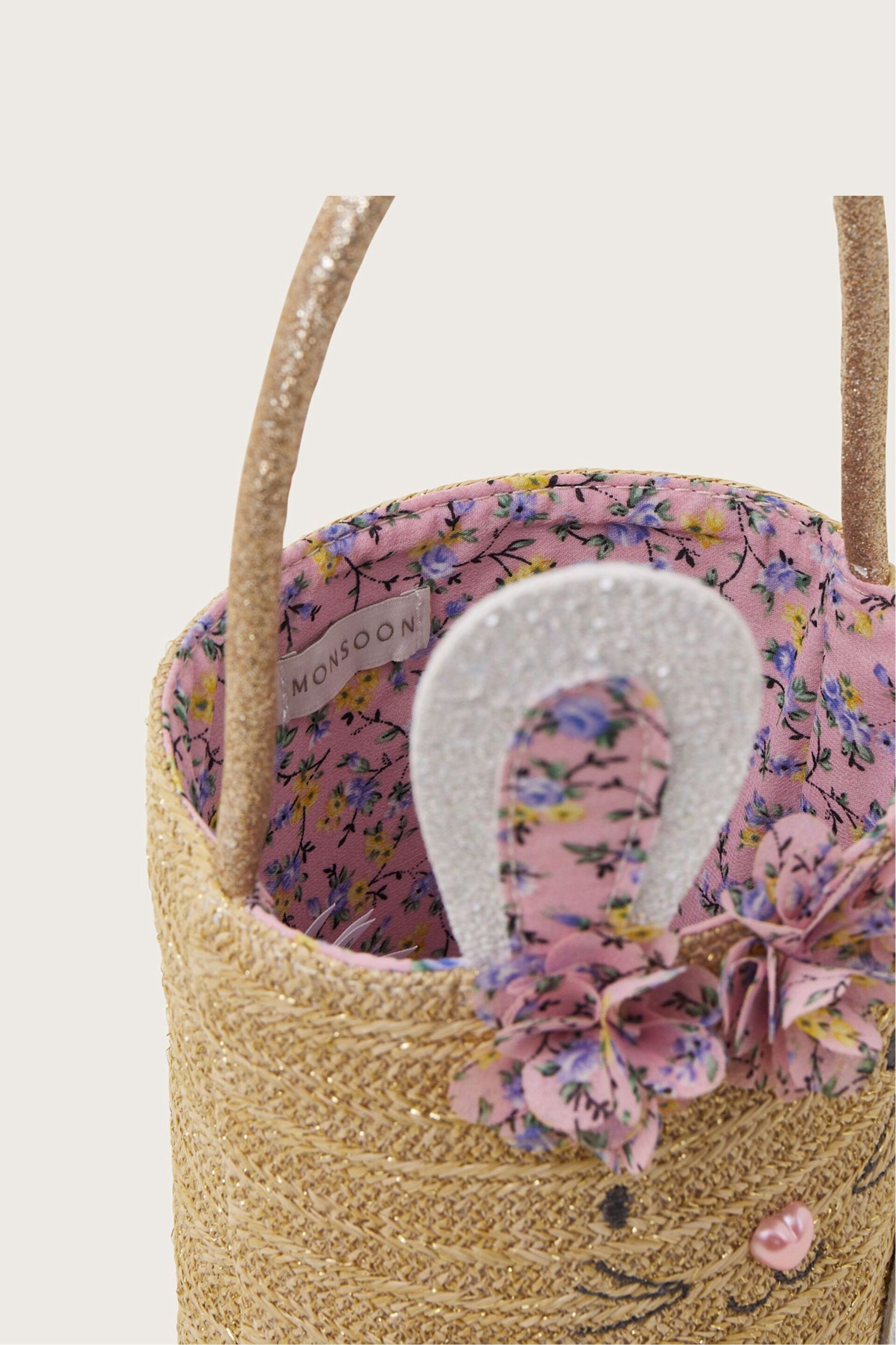 Monsoon Natural Easter Bunny Basket - Image 3 of 3