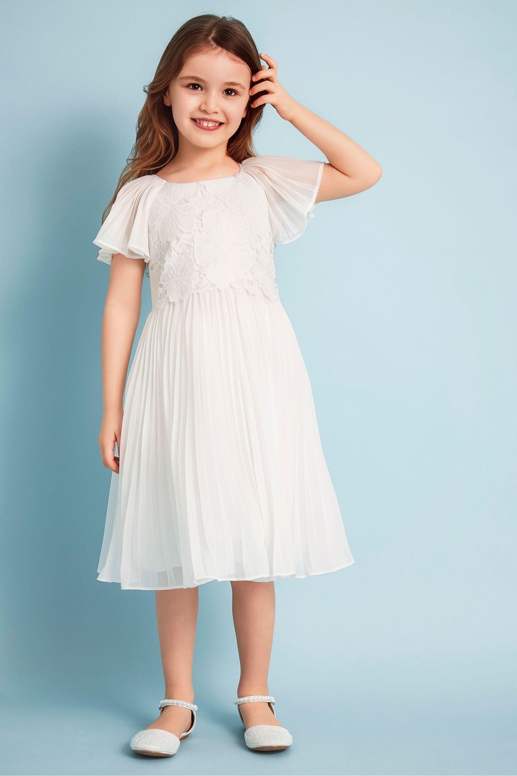 Monsoon pleated dress deals