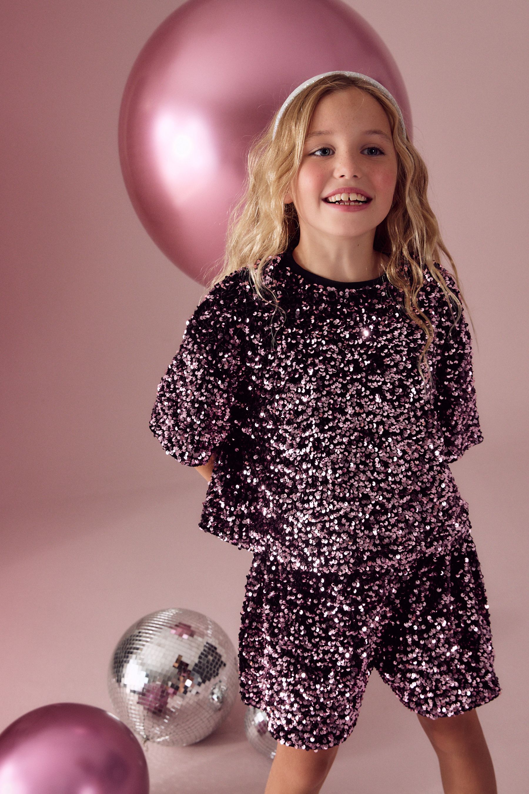 Pink sequin online