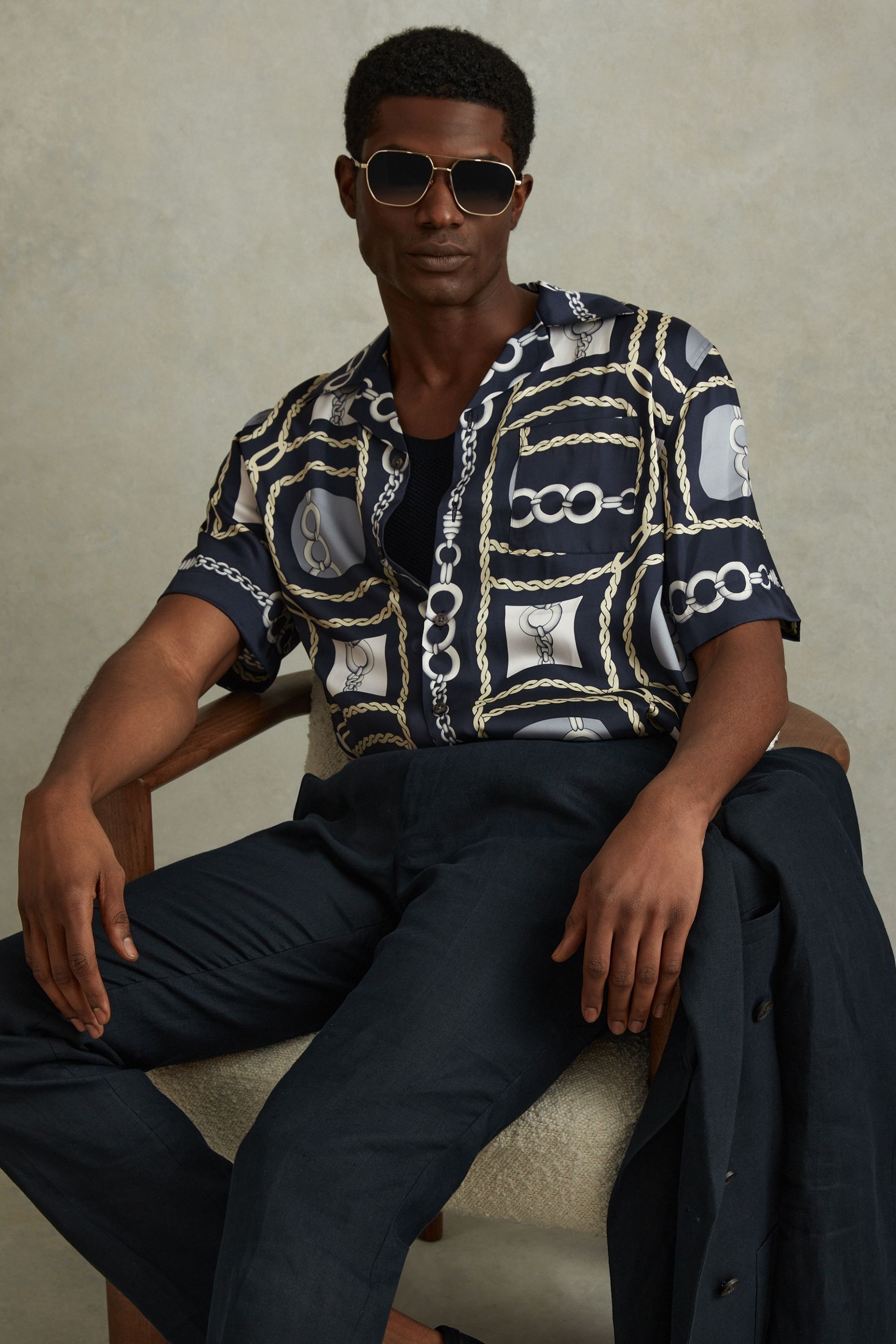 Chemise imprimé chaine online