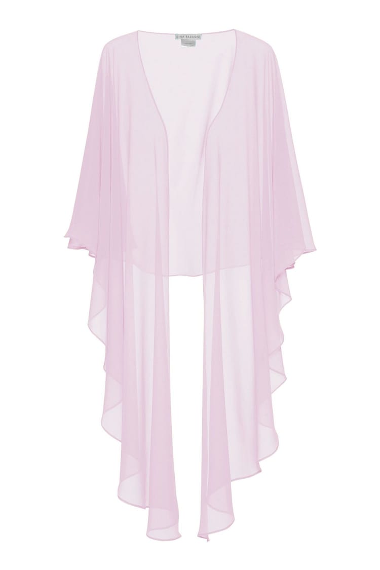 Gina Bacconi Chiffon Off White CoverUps - Image 1 of 1