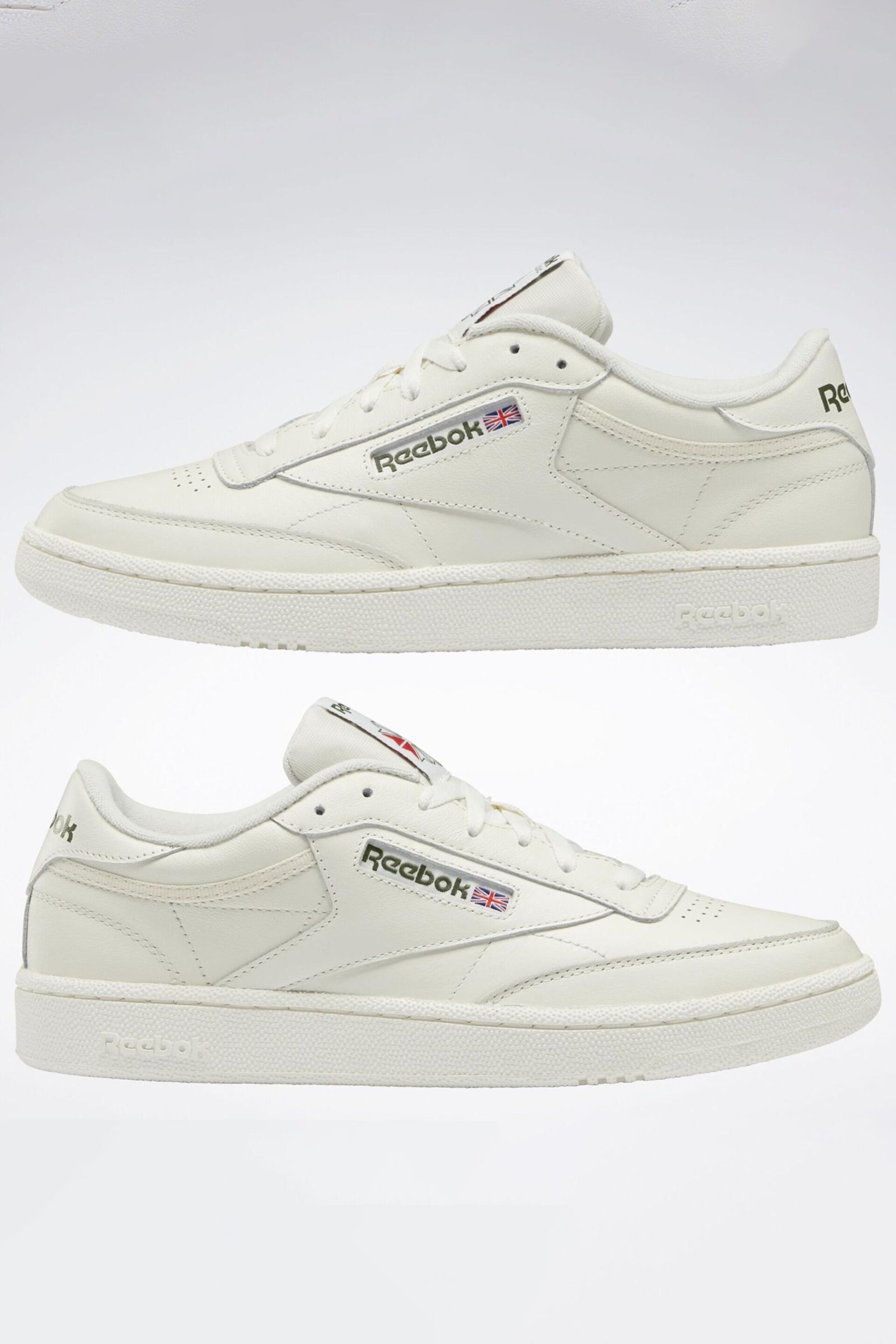 Reebok Cream C 85 Club Shoes - Image 4 of 9