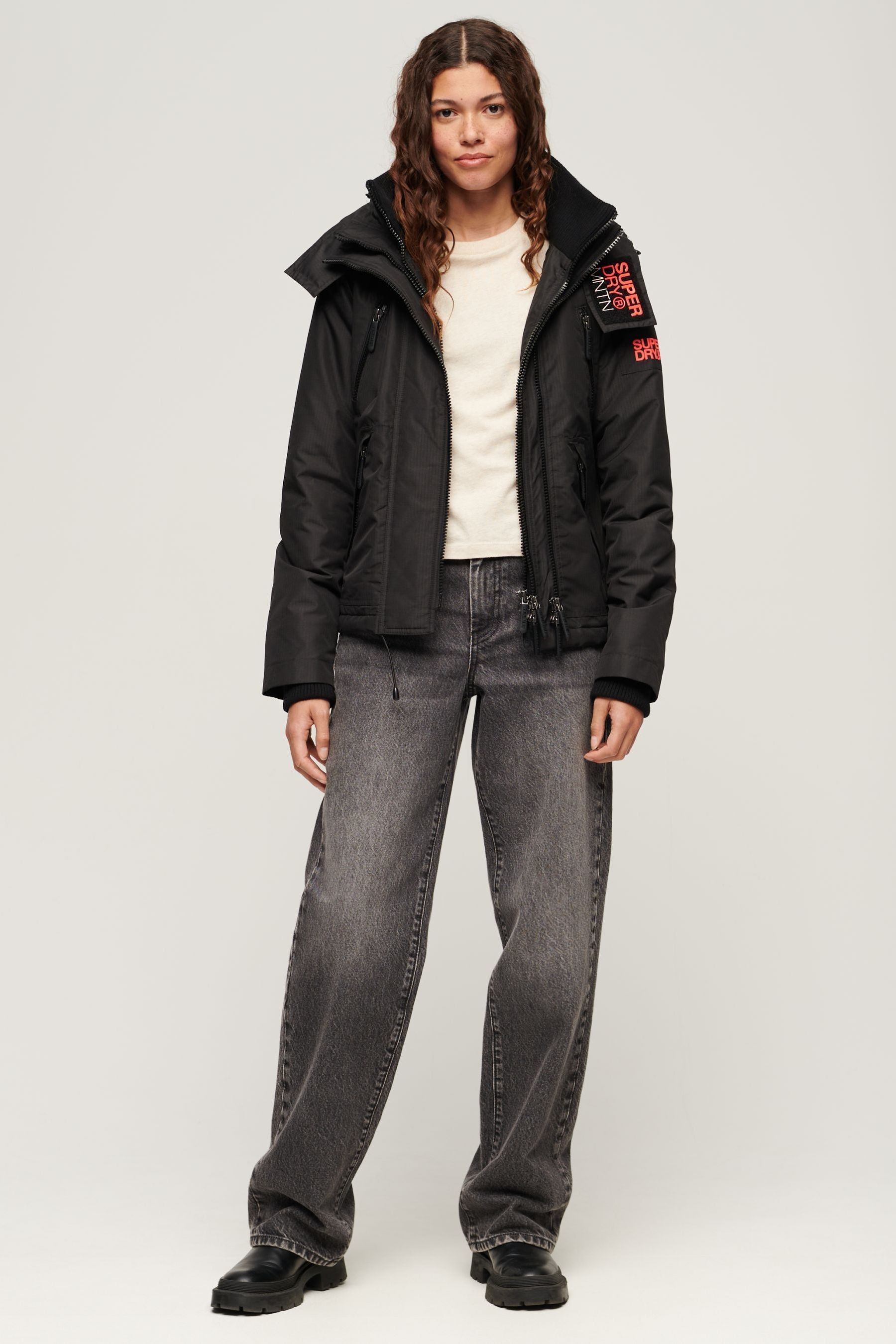 Superdry hooded half zip windbreaker sale