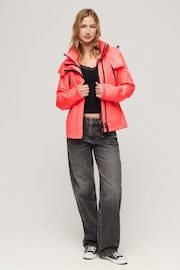 Superdry Pink Hooded Mountain 100% Cotton Windbreaker Jacket - Image 3 of 4