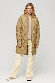 Superdry Green Studios Long Liner Coat - Image 3 of 3