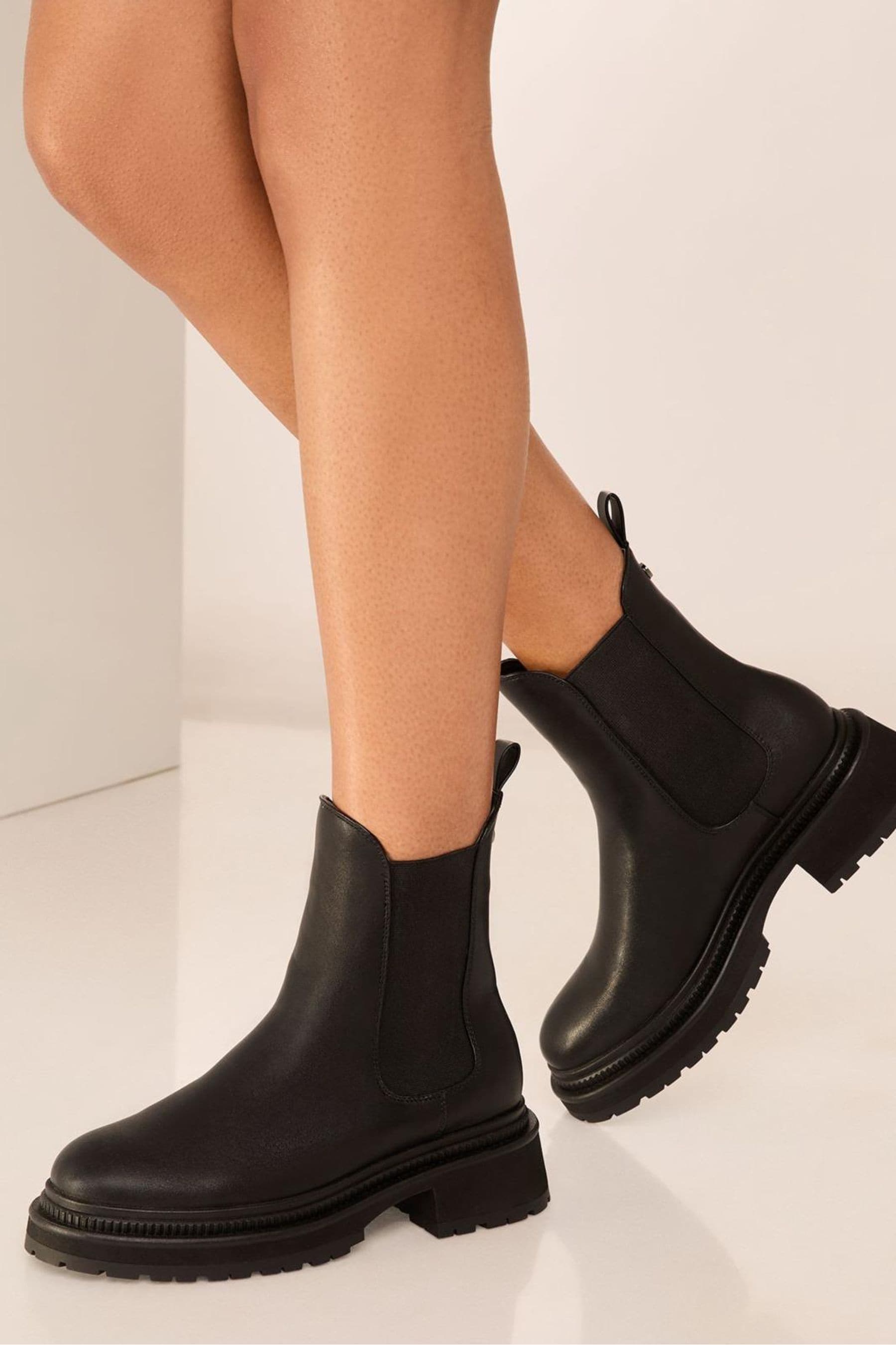 Faux leather chelsea boots womens deals