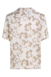 Calvin Klein White Flower Printed Shirt - Image 5 of 5