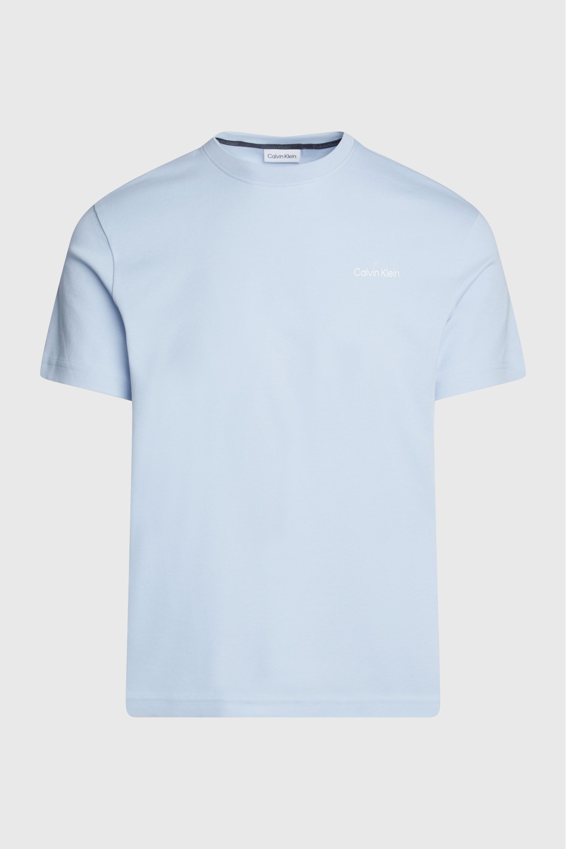 Calvin Klein Blue Slogan T-Shirt And Shorts Set - Image 4 of 4