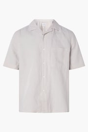 Calvin Klein Natural Linen Cuban Shirt - Image 5 of 5