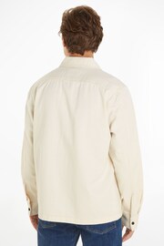Calvin Klein Cream Denim Overshirt - Image 2 of 6
