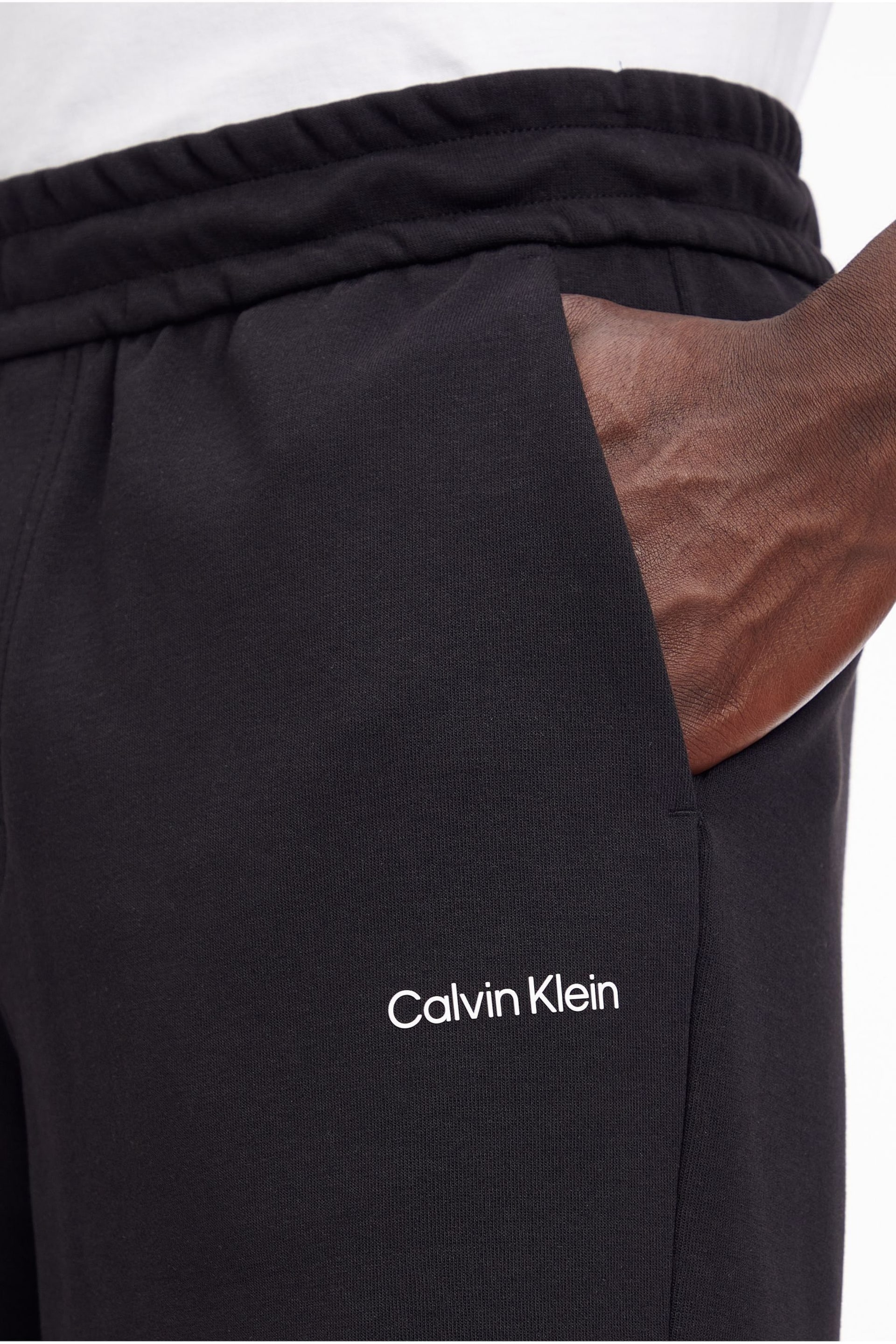 Calvin Klein Black Logo Shorts - Image 3 of 5