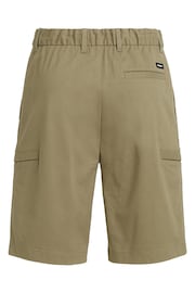 Calvin Klein Green Modern Twill Cargo Shorts - Image 5 of 5