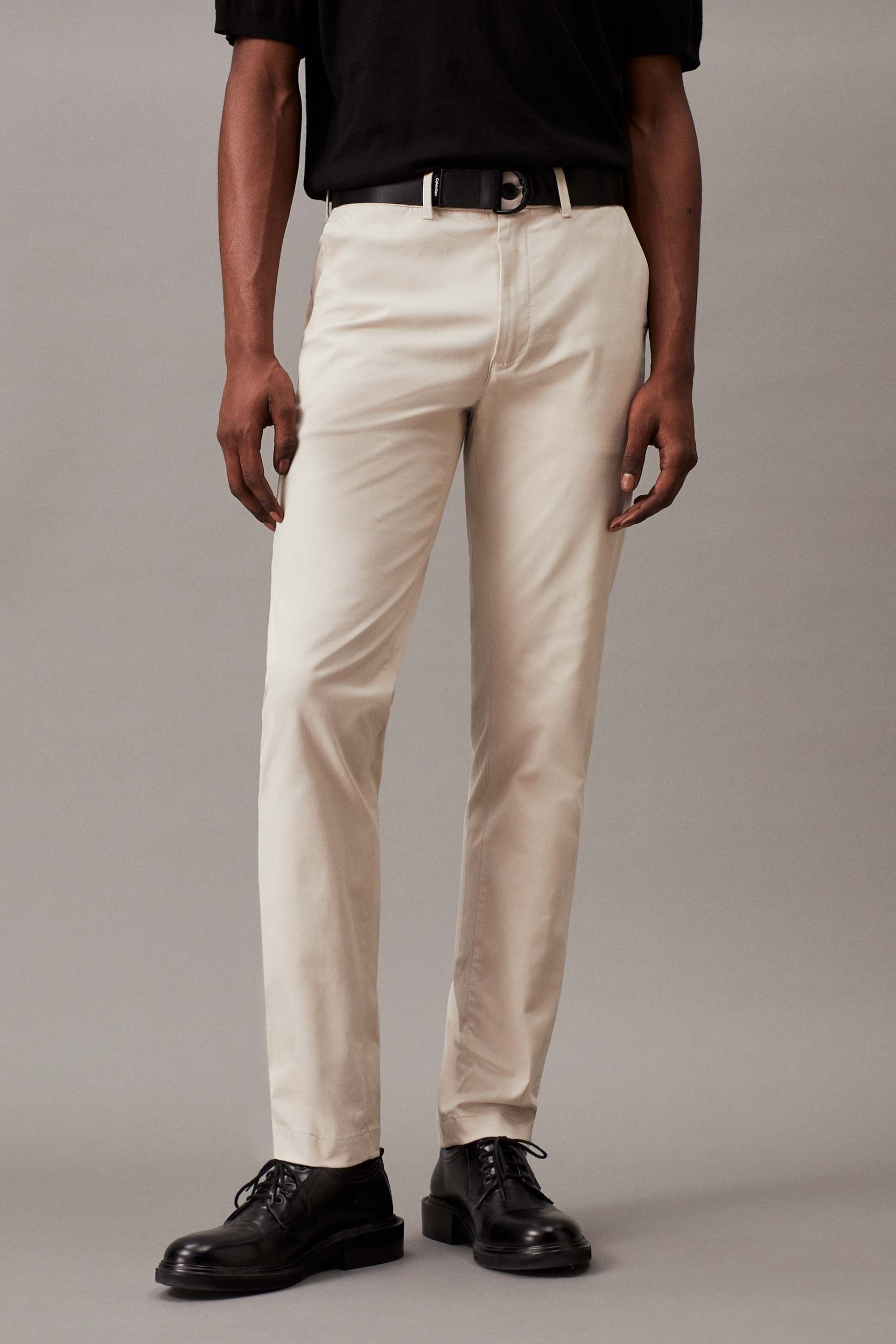 Calvin Klein Natural Modern Twill Slim Chinos - Image 1 of 7