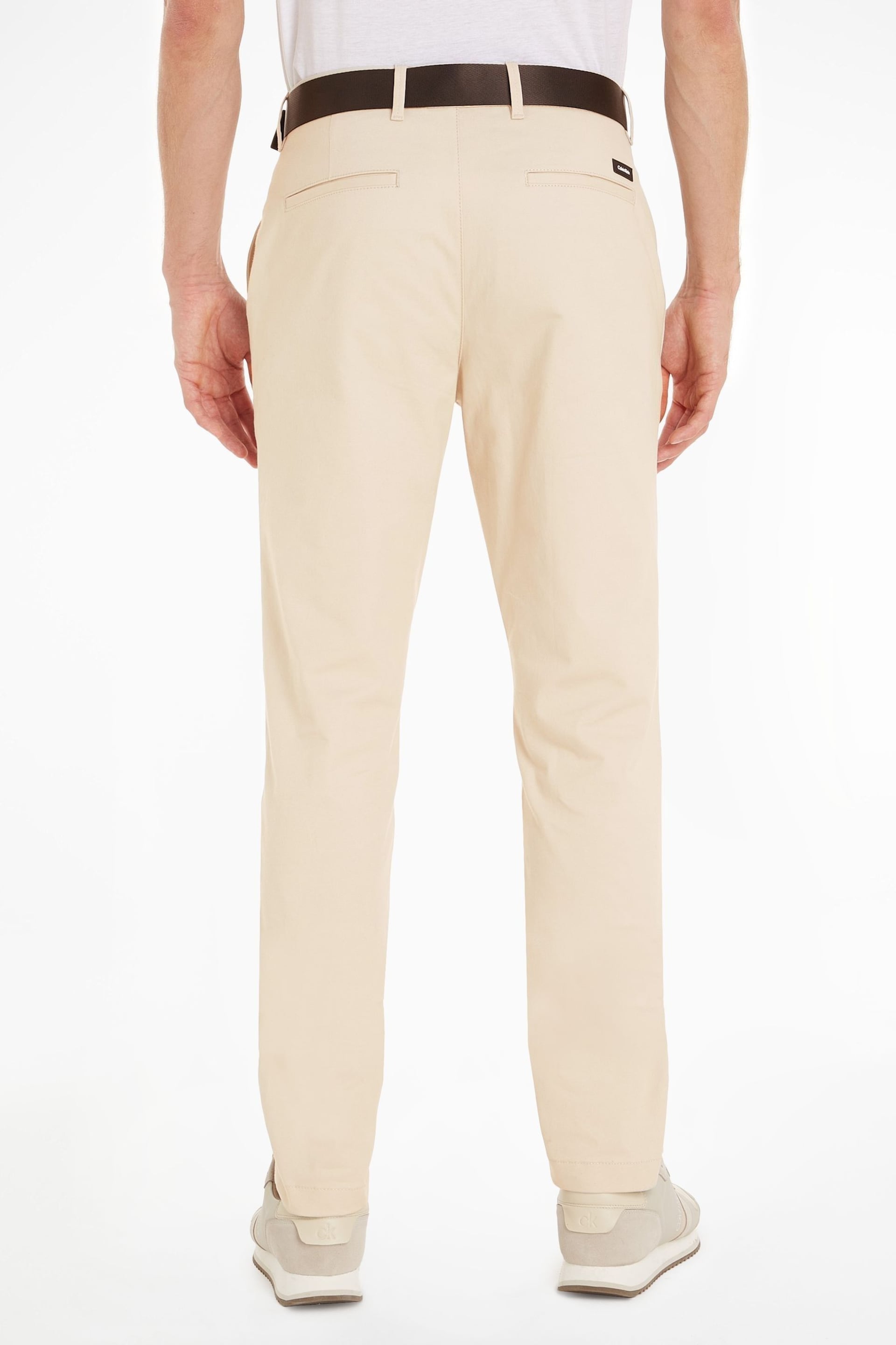 Calvin Klein Natural Modern Twill Slim Chinos - Image 3 of 7