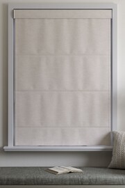 Natural Matte Chenille Made To Measure Roman Blind - Image 2 of 6