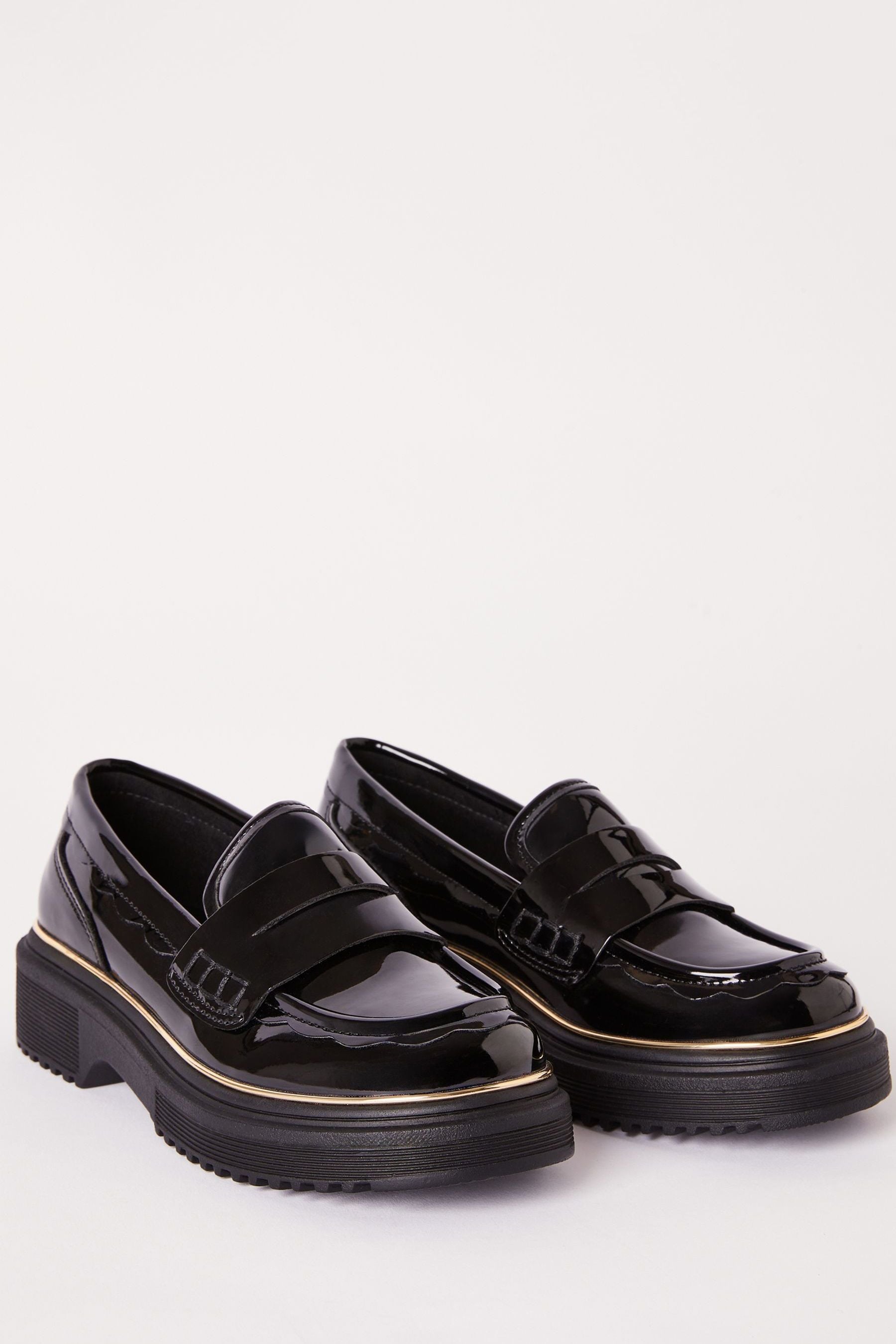 Faux leather school shoes hotsell