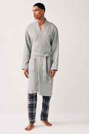 Tommy Hilfiger Grey Woven Robe - Image 1 of 5