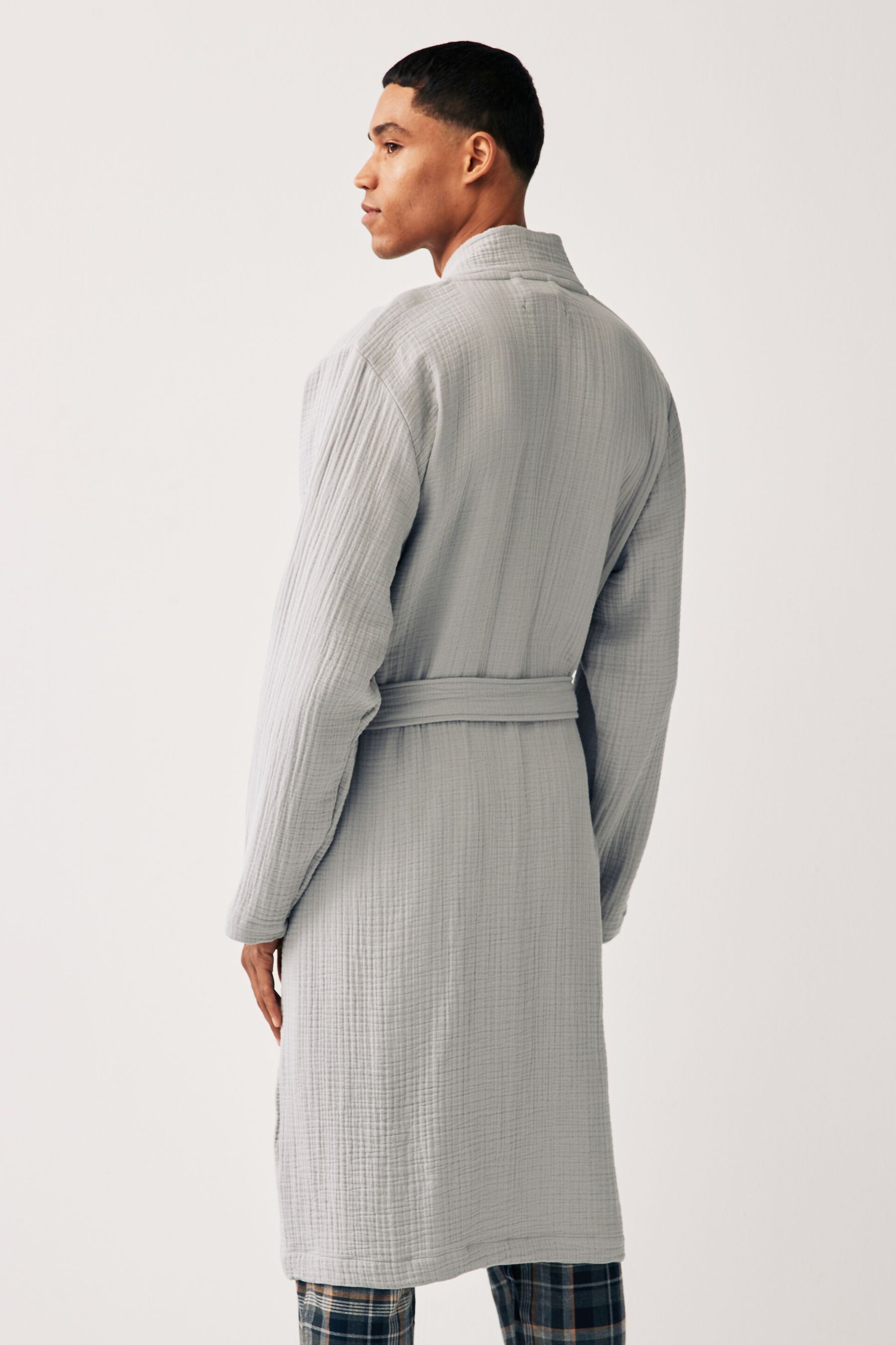 Tommy Hilfiger Grey Woven Robe - Image 2 of 5