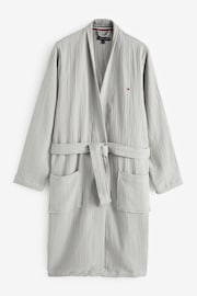 Tommy Hilfiger Grey Woven Robe - Image 5 of 5