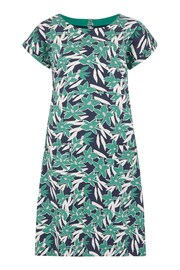 Weird Fish Tallahassee Organic Printed Jersey Dress - Image 5 of 6