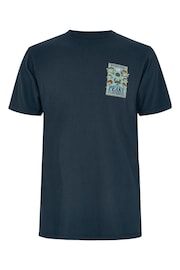 Weird Fish Blue Peaky Flounders Artist T-Shirt - Image 4 of 5