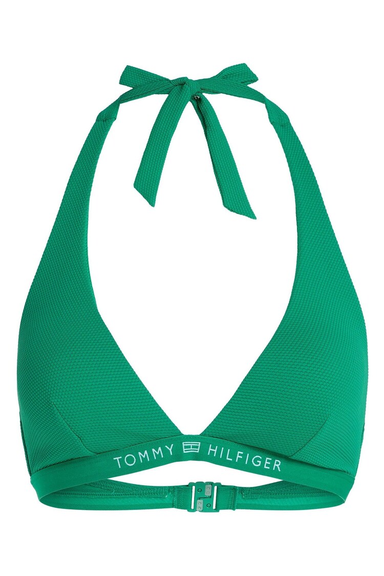 Tommy Hilfiger Green Triangle Fixed Bikini Top - Image 3 of 3