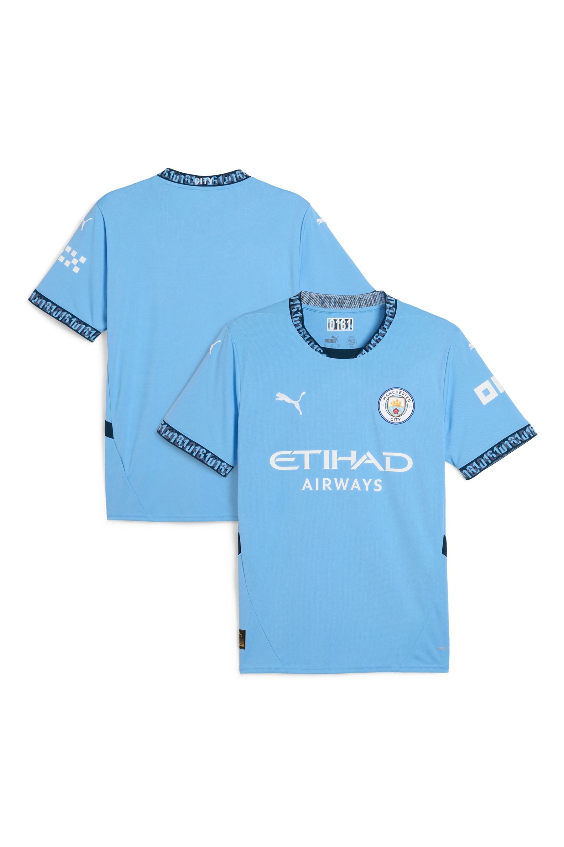 Blue and white puma shirt new arrivals