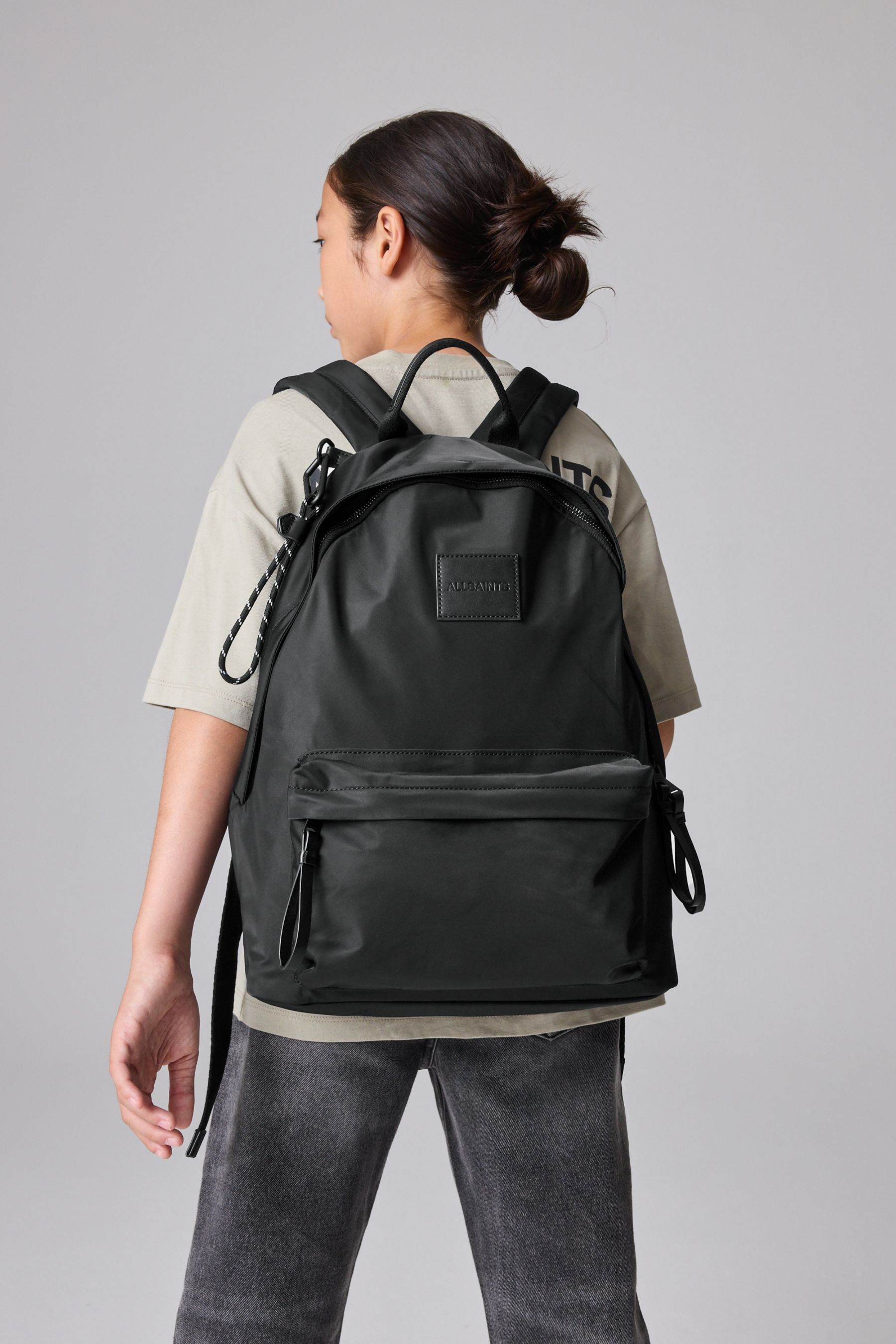 Buy smALLSAINTS Black School Backpack from the Next UK online shop