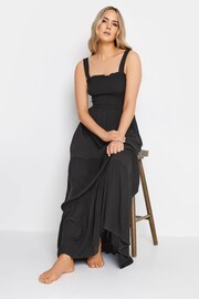 Long Tall Sally Black Crinkle Tiered Dress - Image 3 of 5