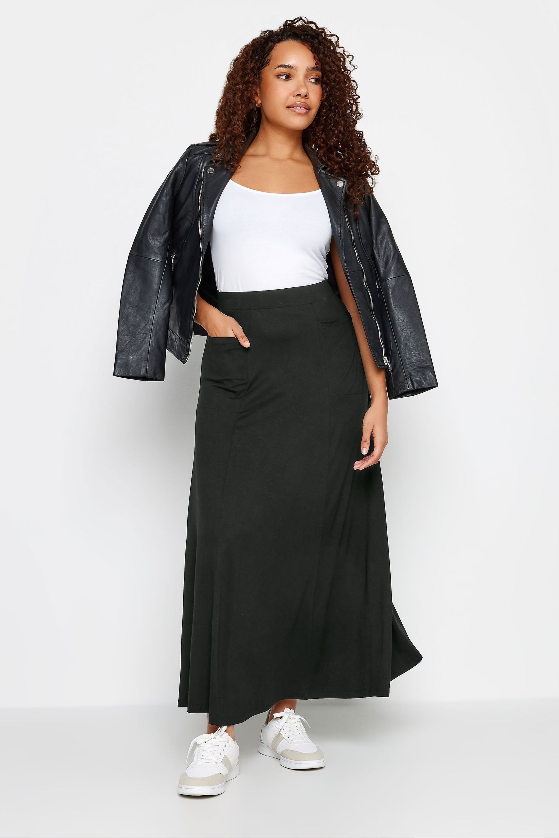 Buy M Co Black Petite Pocket Maxi Skirt from the Next UK online shop