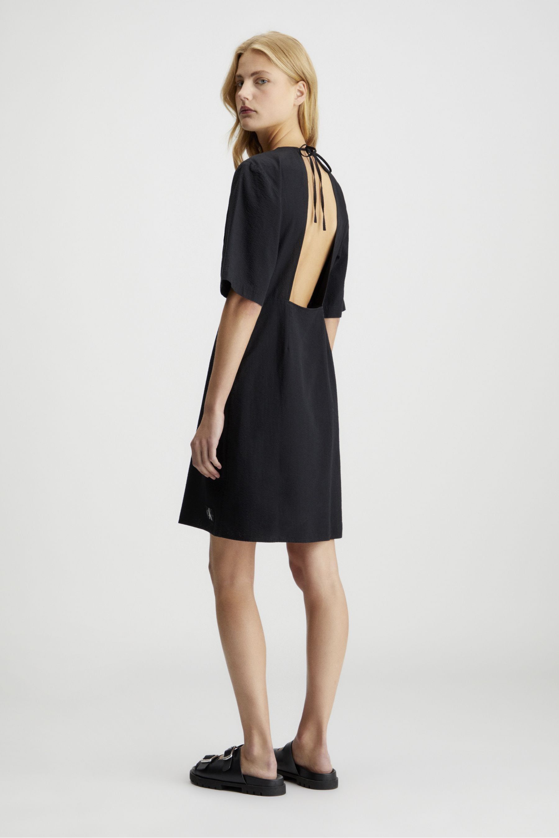 Calvin klein seersucker dress shop