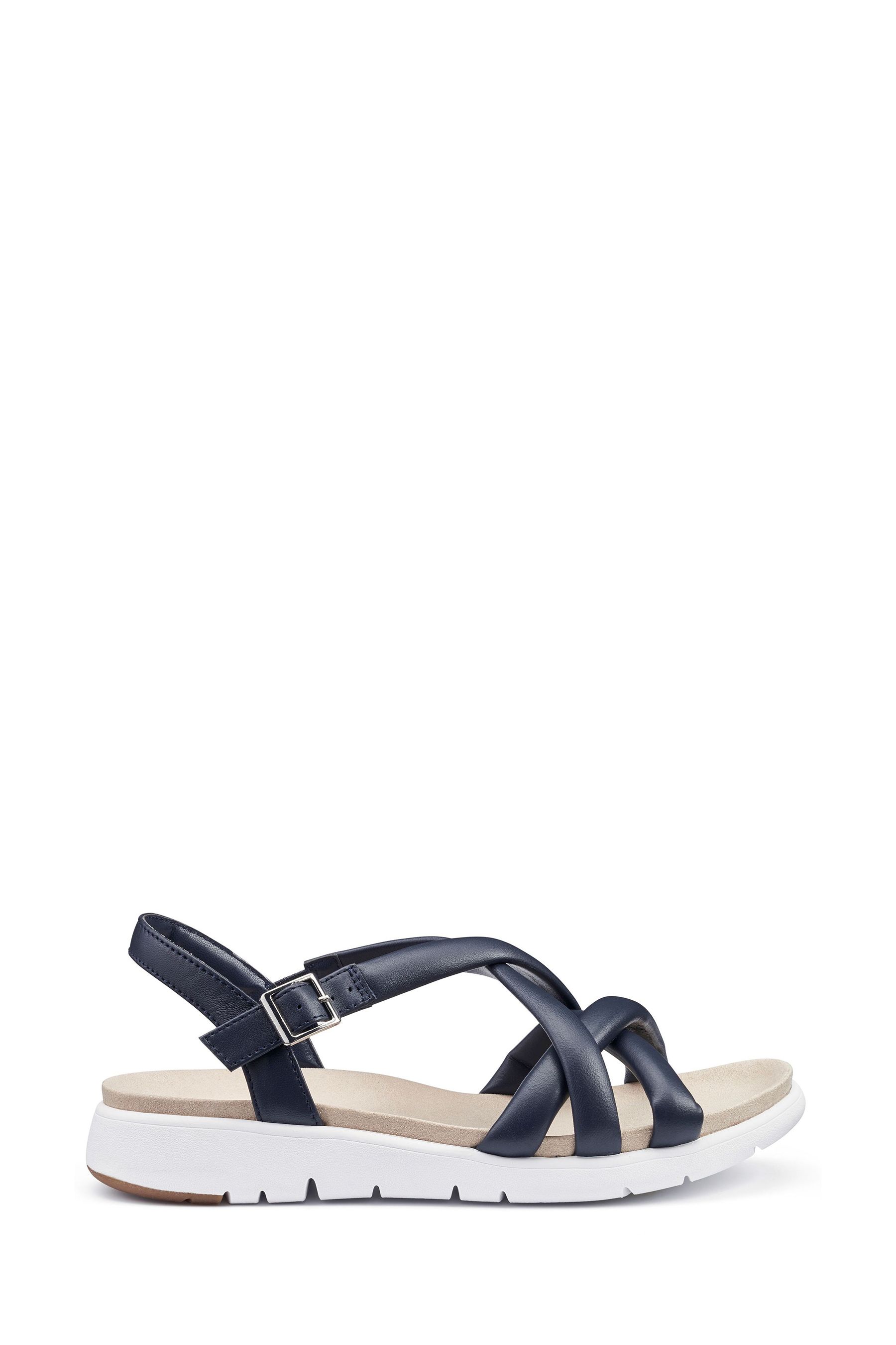 Buy Hotter Blue Wide Fit Seek Touch Fastening Sandals from the Next UK online shop