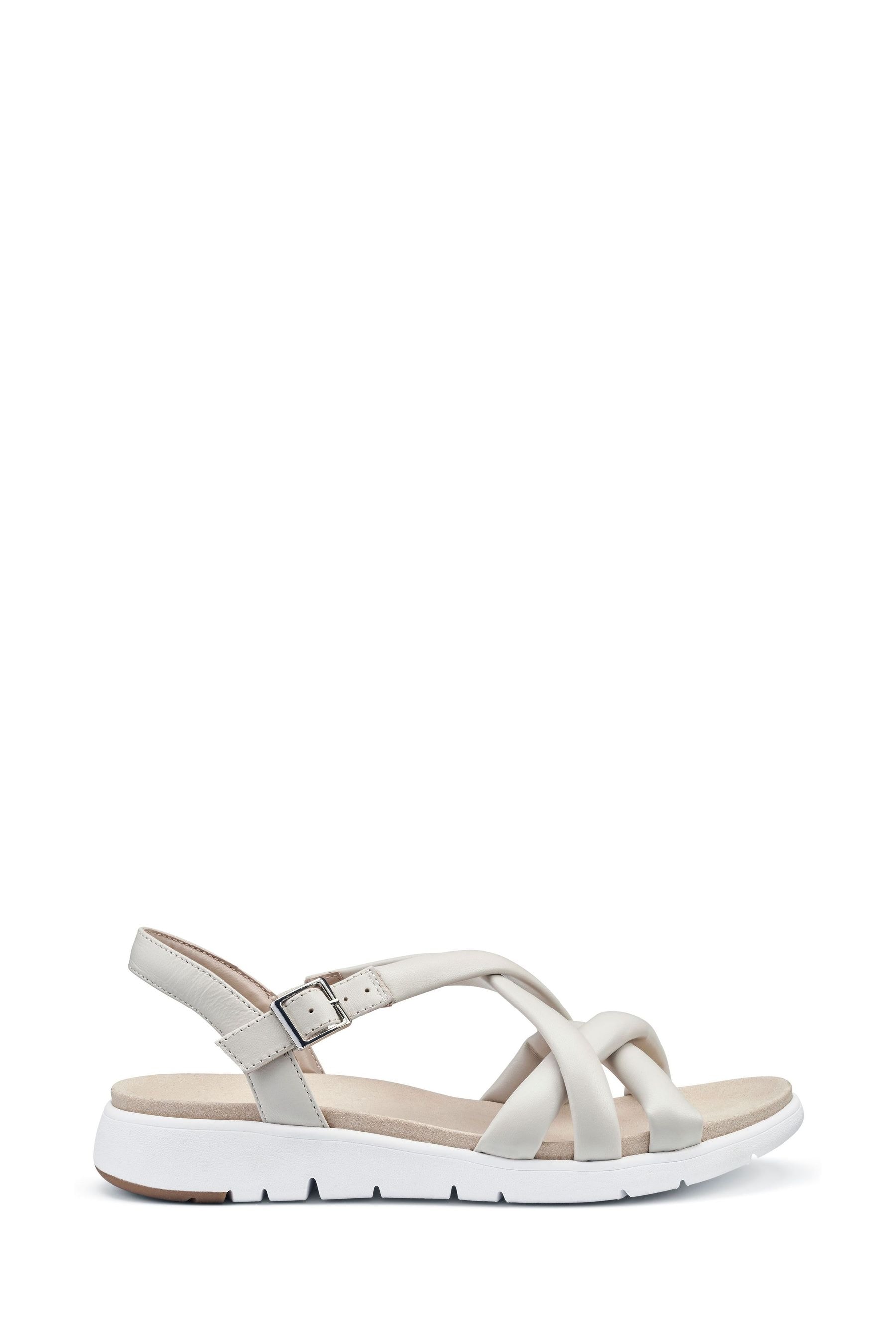 Buy Hotter Cream Wide Fit Seek Touch Fastening Sandals from Next Malta
