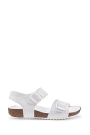 Hotter White Regular Fit Tourist II Buckle Sandals - Image 1 of 4