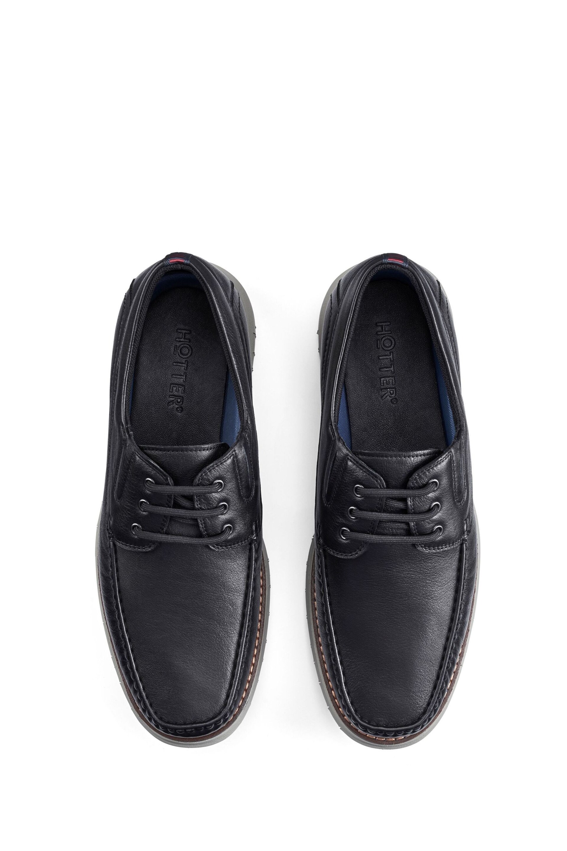 Hotter Black Port Lace-Up Regular Fit Shoes - Image 2 of 3