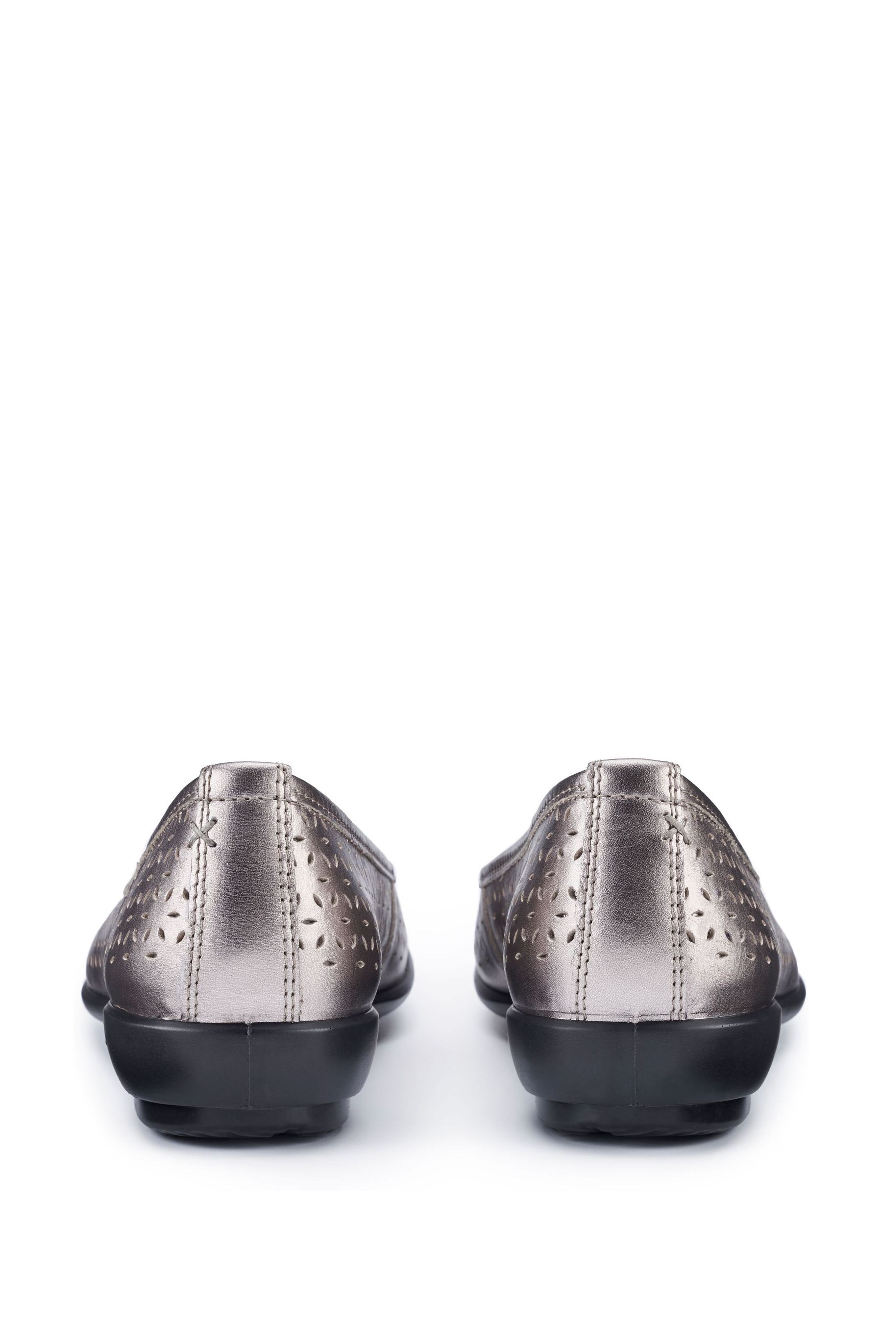 Buy Hotter Silver Regular Fit Livvy II Slip On Shoes from Next Ireland