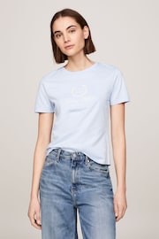 Tommy Hilfiger Blue Crest Logo T-Shirt - Image 1 of 5