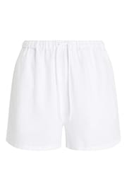 Tommy Hilfiger White Casual Linen Shorts - Image 3 of 5