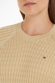 Tommy Hilfiger Blue Cable Knit Sweater - Image 3 of 4