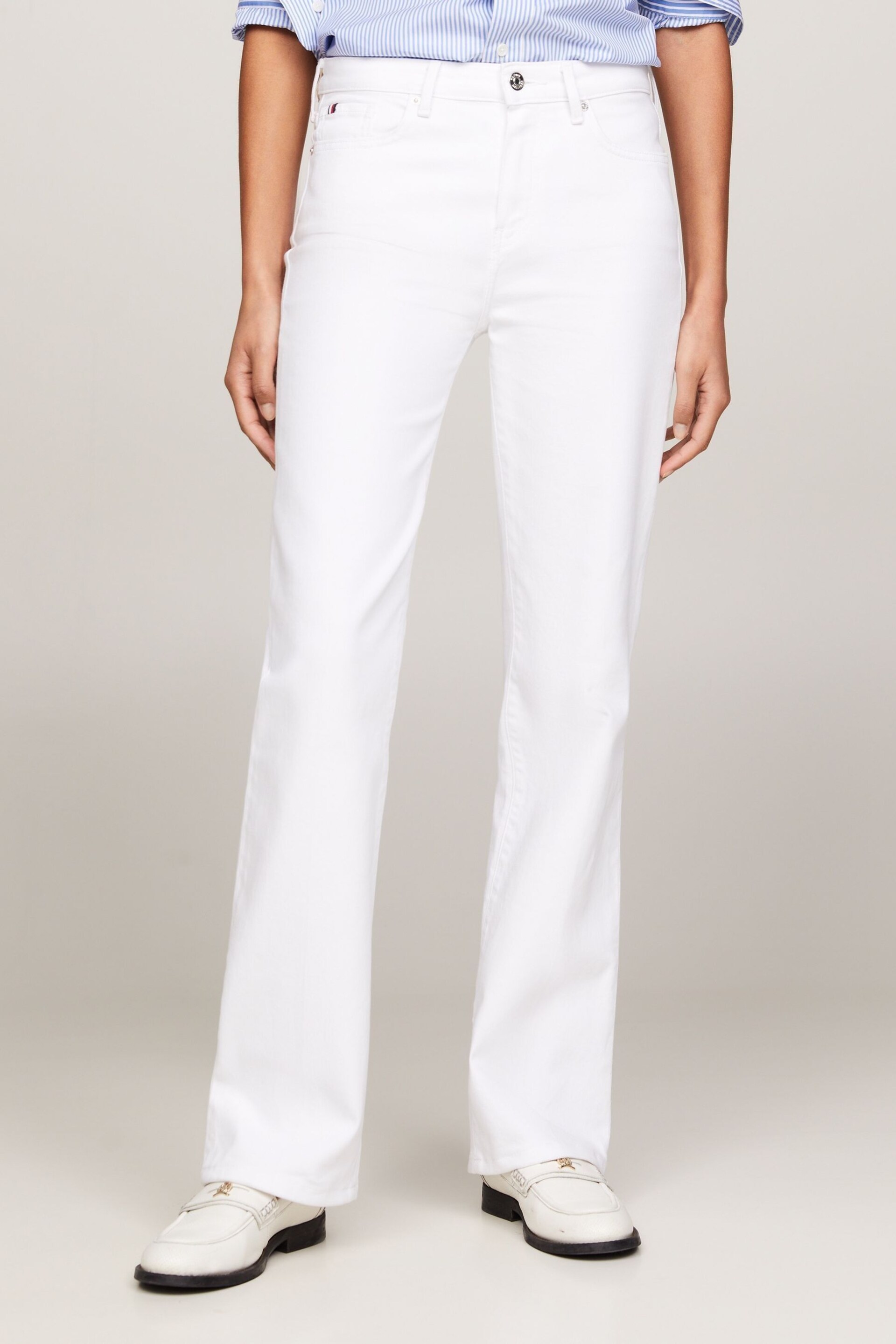 Tommy Hilfiger Bootcut White Jeans - Image 3 of 5